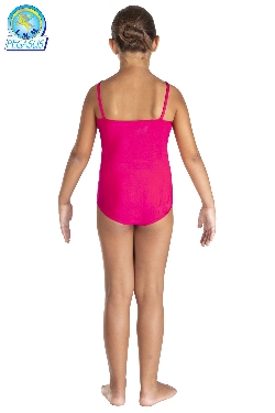 BODY LYCRA SPALLINE TINTA UNITA FUCSIA BAMBINA